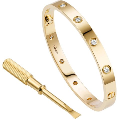 pulsera cartier hombre love